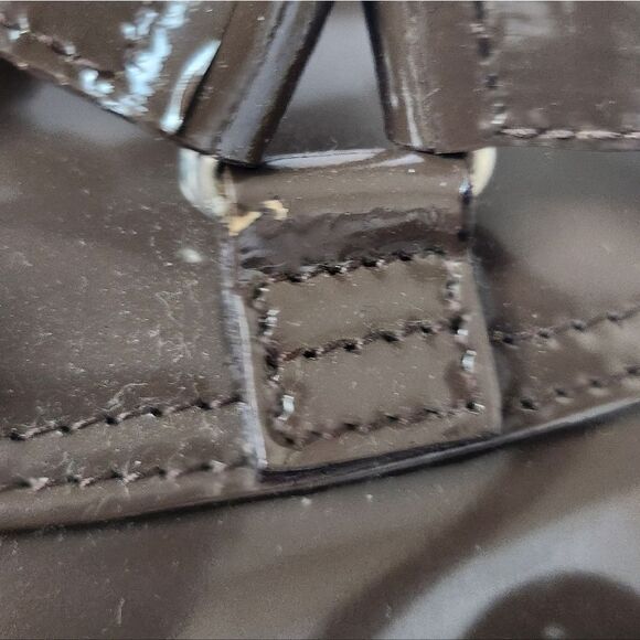 Gucci Bamboo Backpack Nylon Enamel Brown Made In Italy 8x8 main image 9